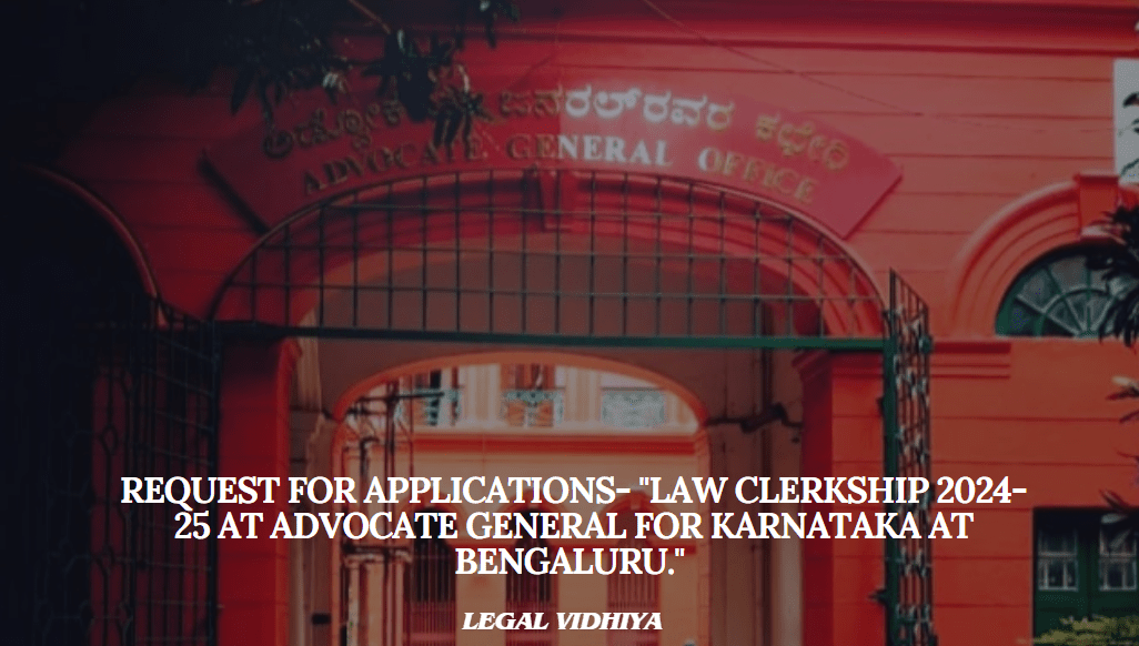 REQUEST FOR APPLICATIONS Law Clerkship 2024 25 At Advocate General   Image 16 