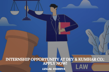 Internship Opportunity at Dey & Kumhar Co.: Apply Now!