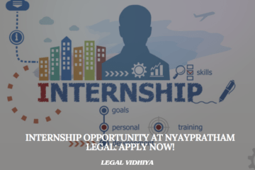 Internship Opportunity at Nyaypratham Legal: Apply Now!