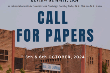 2nd NLUJ-Indus Law Corporate Law Review Summit, 2024 by Journal on Corporate Law and Governance, NLUJ: Submit by Aug 18