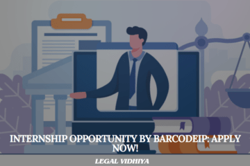 Internship Opportunity by BarcodeIP: Apply Now!