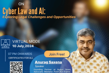 Workshop on Cyber Law and AI: Exploring Legal Challenges and Opportunities  on July 10,2024
