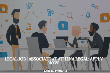 Legal Job | Associate at Athena Legal: Apply Now!