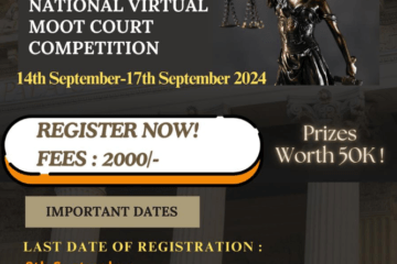 3RD SANKHLA & ASSOCIATES NATIONAL MOOT COURT COMPETITION 2024