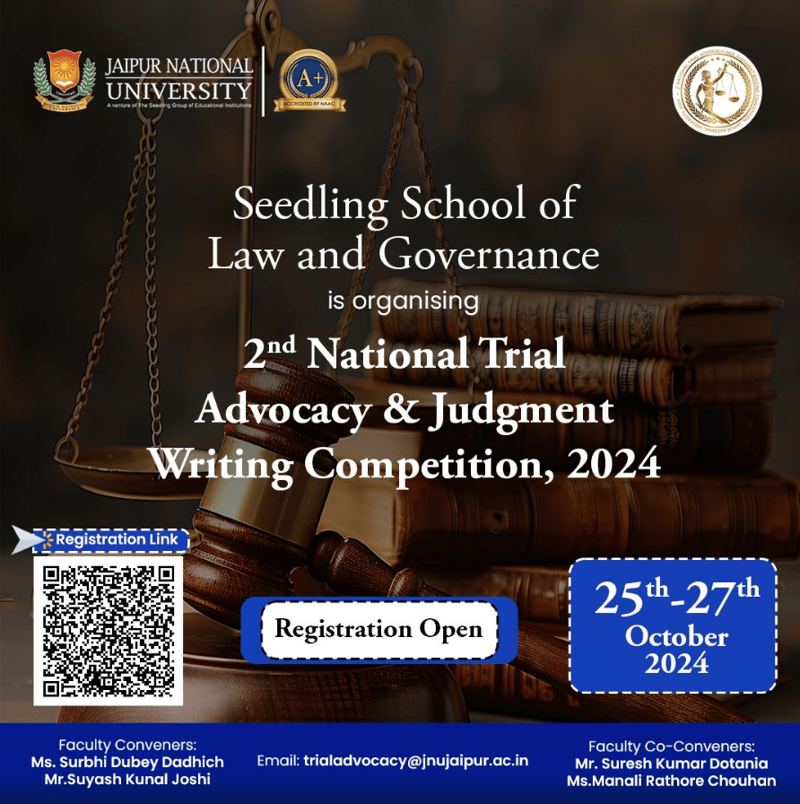 2nd National Trial Advocacy and Judgment Writing Competition,2024