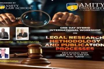 One-Day Hybrid International Workshop on Legal Research and Methodology and Publication Processes: 23rd October 2024