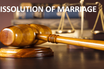 DISSOLUTION OF MARRIAGE