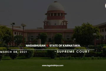 NAGABHUSAN v. STATE OF KARNATAKA. 