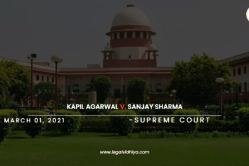 KAPIL AGARWAL v. SANJAY SHARMA