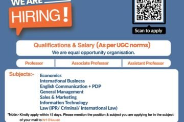 IMS Unison University, Dehradun – Faculty Hiring Announcement