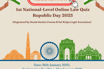 1ST NATIONAL-LEVEL ONLINE LAW QUIZ ON REPUBLIC DAY 2025