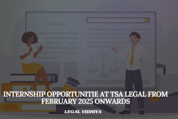 Internship Opportunitie at TSA Legal from February 2025 onwards