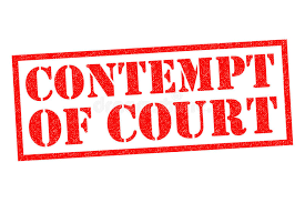 EXPLAIN THE CONCEPT OF CONTEMPT OF COURT