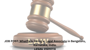JOB POST: Whatfix Is Hiring a Legal Associate in Bengaluru, Karnataka, India.