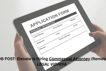 JOB POST: Elevate Is Hiring Commercial Attorney (Remote)