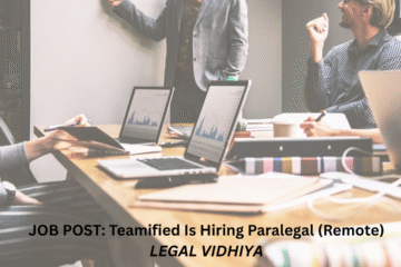 JOB POST: Teamified Is Hiring Paralegal (Remote)
