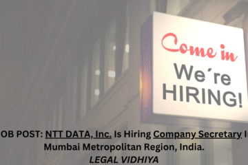 JOB POST: NTT DATA, Inc. Is Hiring Company Secretary In Mumbai Metropolitan Region, India.