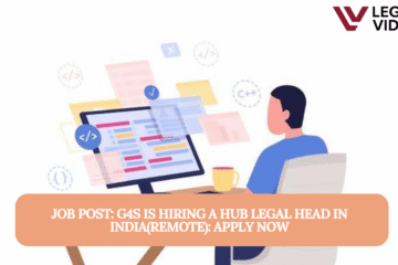 JOB POST: G4S is Hiring a Hub Legal Head in India(Remote): APPLY NOW
