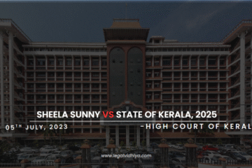 Sheela Sunny vs State of Kerala, 2025, KER 20188