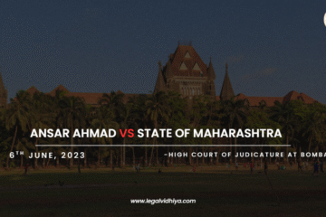Ansar Ahmad vs State of Maharashtra