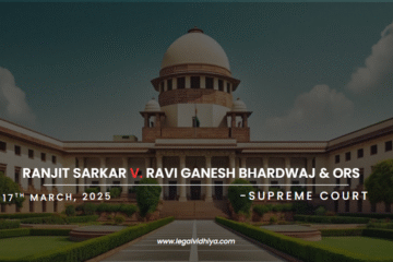 RANJIT SARKAR V. RAVI GANESH BHARDWAJ & ORS