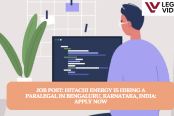 JOB POST: Hitachi Energy is Hiring a Paralegal in Bengaluru, Karnataka, India: APPLY NOW