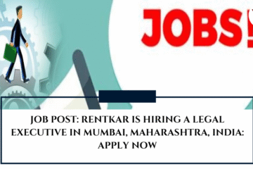 JOB POST: Rentkar is Hiring a Legal Executive in Mumbai, Maharashtra, India: APPLY NOW