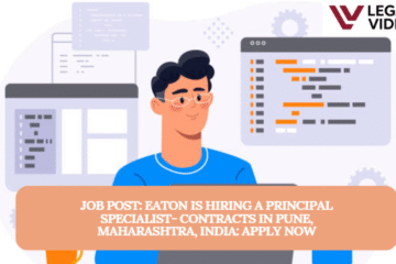JOB POST: Eaton is Hiring a Principal Specialist- Contracts in Pune, Maharashtra, India: APPLY NOW