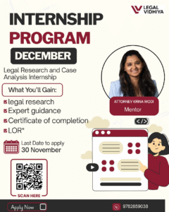 INTERNSHIP: Legal Vidhiya is Hiring Interns in India (Remote): APPLY NOW