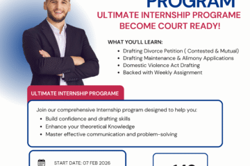 Matrimonial Drafting Internship Opportunity at Legal Vidhiya: Apply by Feb 07(Money Back Gurantee)