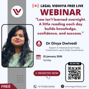 Free Live Webinar on LAW ISN'T LEARNED OVERNIGHT. A LITTLE READING EACH DAY BUILDS KNOWLEDGE, CONFIDENCE, AND SUCCESS by Legal Vidhiya [25 Jan 2026 at 05:00 PM]