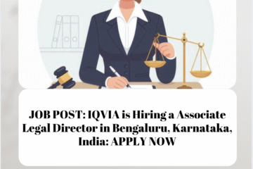 JOB POST: IQVIA is Hiring a Associate Legal Director in Bengaluru, Karnataka, India: APPLY NOW