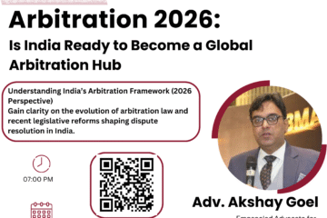 FREE LIVE WEBINAR ARBITRATION 2026:  IS INDIA READY TO BECOME A GLOBAL ARBITRATION HUB BY LEGAL VIDHIYA [7th MARCH at 5:00 PM 2026]