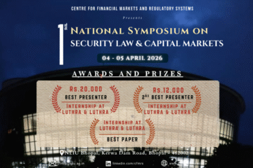 Call for Papers: 1st NLIU National Symposium on Securities Law & Capital Markets, 2026