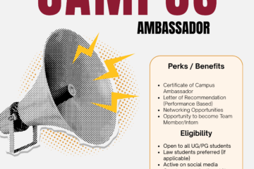 CALL FOR CAMPUS AMBASSADORS AT LEGAL VIDHIYA FOR 15 APRIL- 15 JUNE, 2026: APPLY BY 13 APRIL