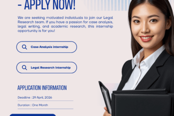 Virtual Internship Opportunity at Legal Vidhiya: Apply by April 29, 2026