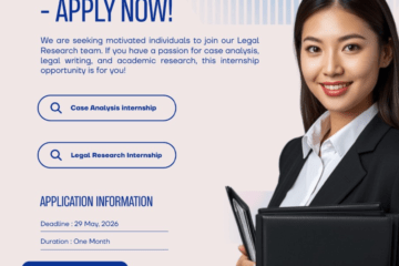 Virtual Internship Opportunity at Legal Vidhiya: Apply by MAY 29, 2026
