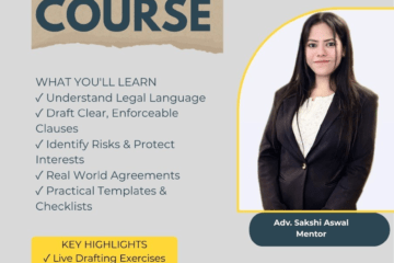 CERTIFICATE COURSE ON CONTRACT DRAFTING BY LEGAL VIDHIYA REGISTER BY 05 JULY 2026 