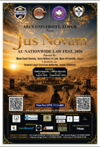 Jus Novum – AU Nationwide Law Fest, 2026