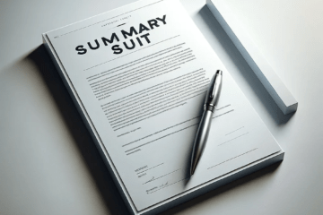 SUMMARY DISPOSAL OF SUITS