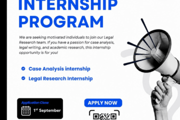 Virtual Internship Opportunity at Legal Vidhiya: Apply by September 1st, 2026