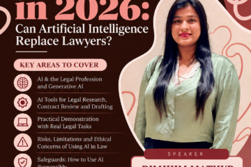 AI & Law in 2026: Can Artificial Intelligence Replace Lawyers? (04 OCTOBER 2026 AT 05:00PM)